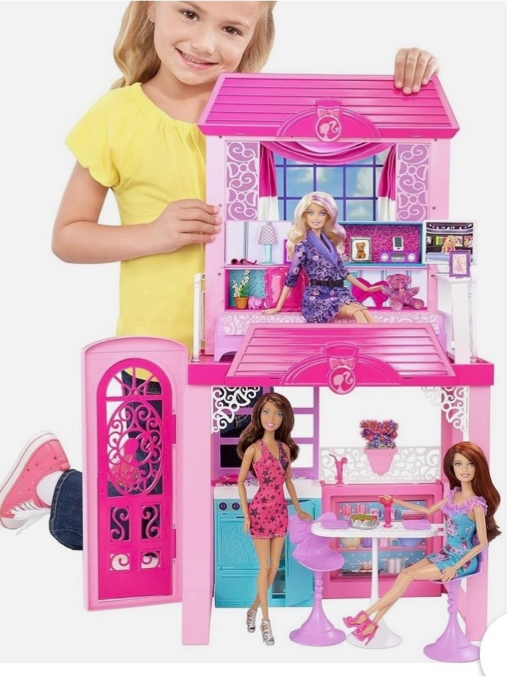 Barbie Glam Vacation House 2011 X7945 Mattel Unassembled BRAND NEW 2 Floor Plans